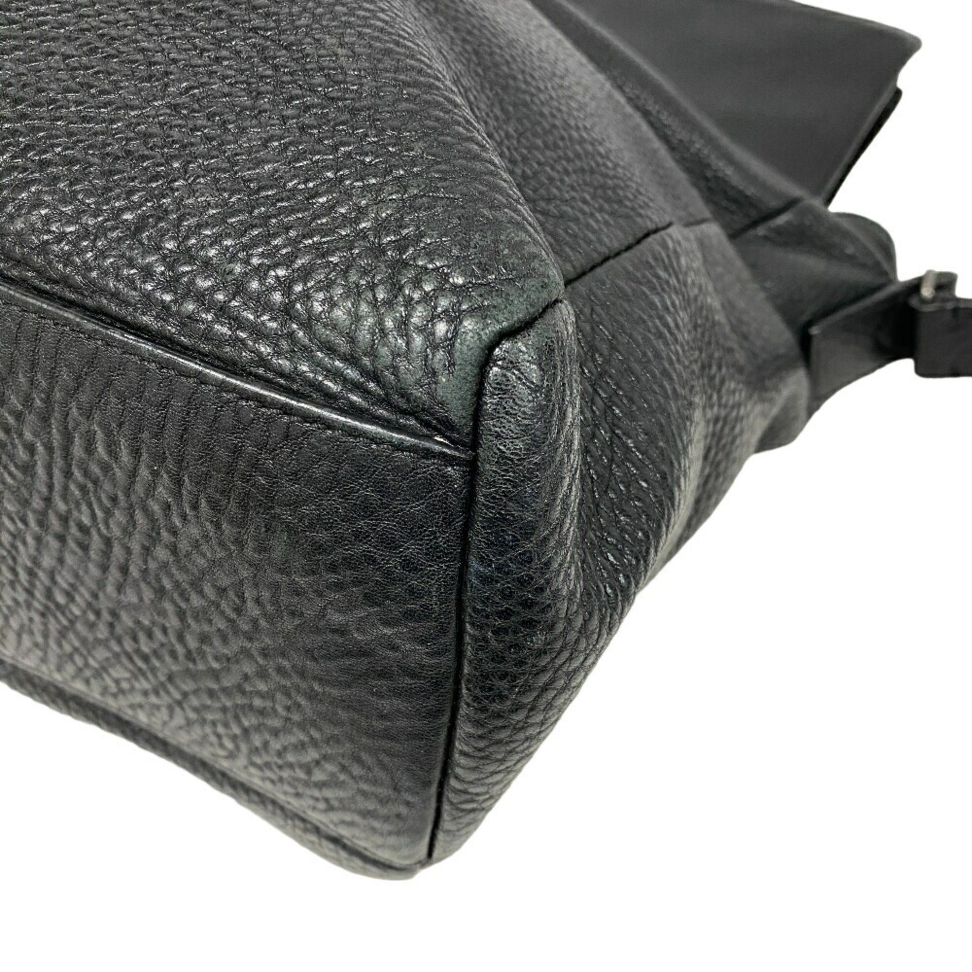 COACH 71236 Thompson Zip Top Shoulder Bag Black Men's Z0006930
