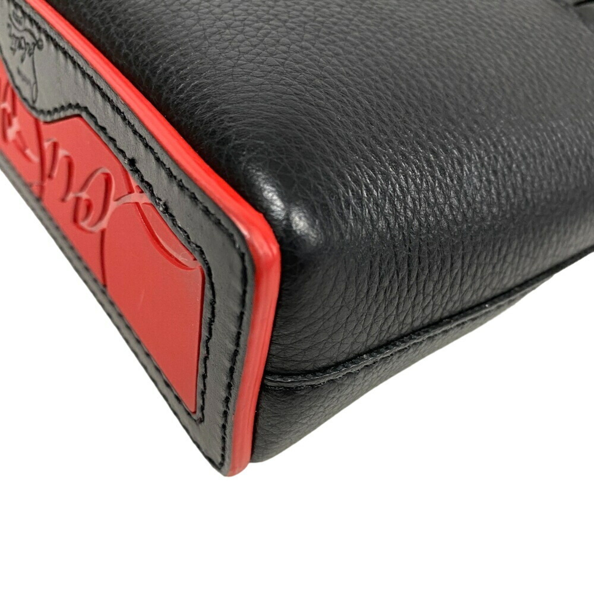 Christian Louboutin Spike Studs Kabata Handbag Black Unisex Z0006880