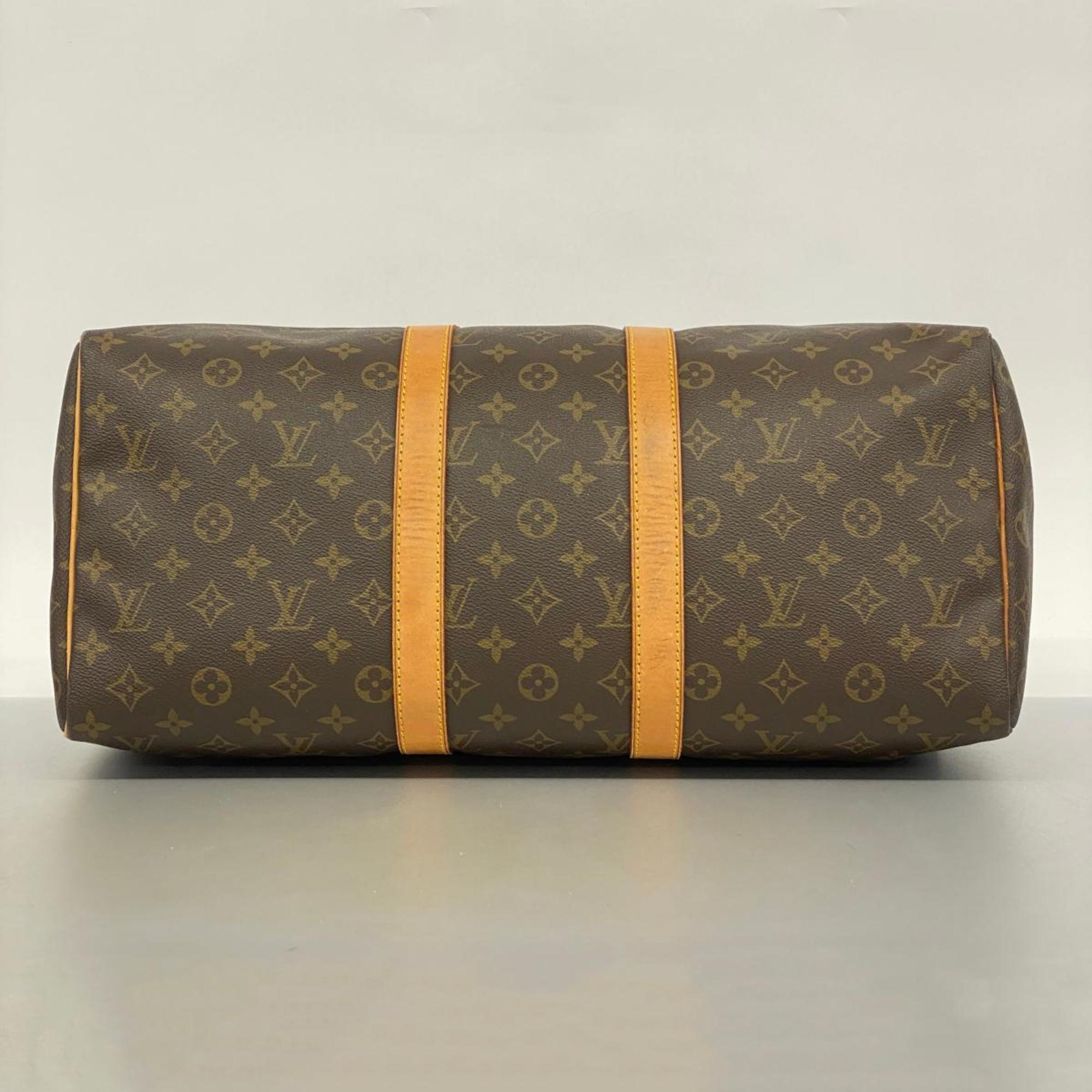 Louis Vuitton Boston Bag Monogram Keepall 45 M41428 Brown Men's Women's