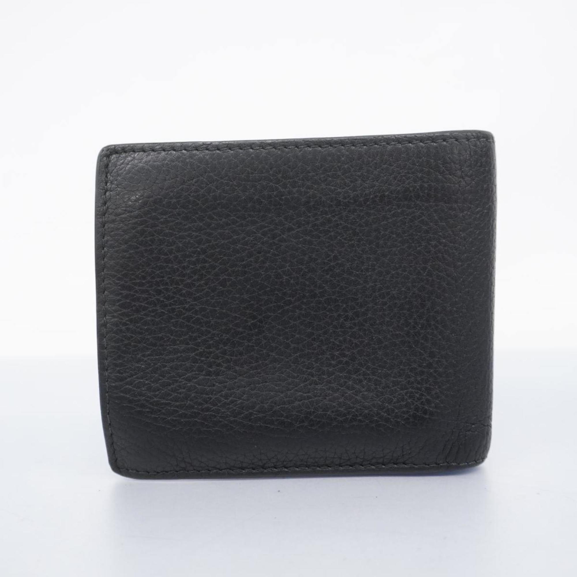 Gucci Wallet 473922 Leather Black Men's