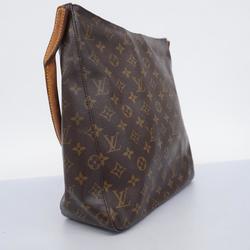 Louis Vuitton Shoulder Bag Monogram Looping GM M51145 Brown Ladies