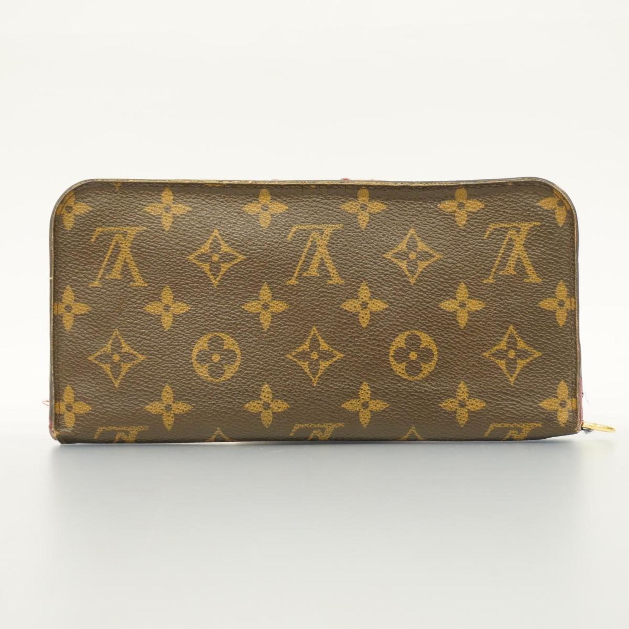 Louis Vuitton Long Wallet Monogram Portefeuille Ansolite M60249 Rose Ladies