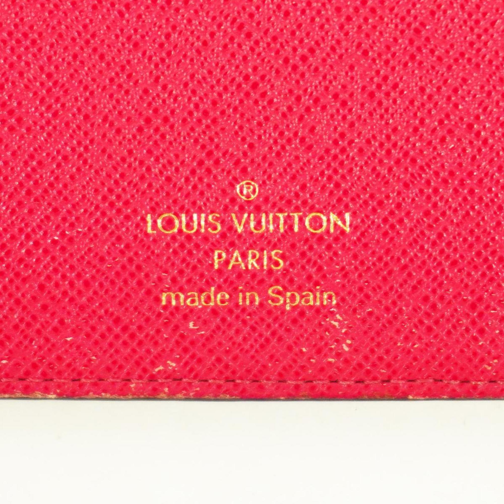 Louis Vuitton Long Wallet Monogram Portefeuille Ansolite M60249 Rose Ladies