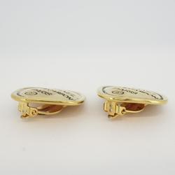 Chanel Earrings, Chanel, Diamond Shape, GP Plated, Gold, Women's