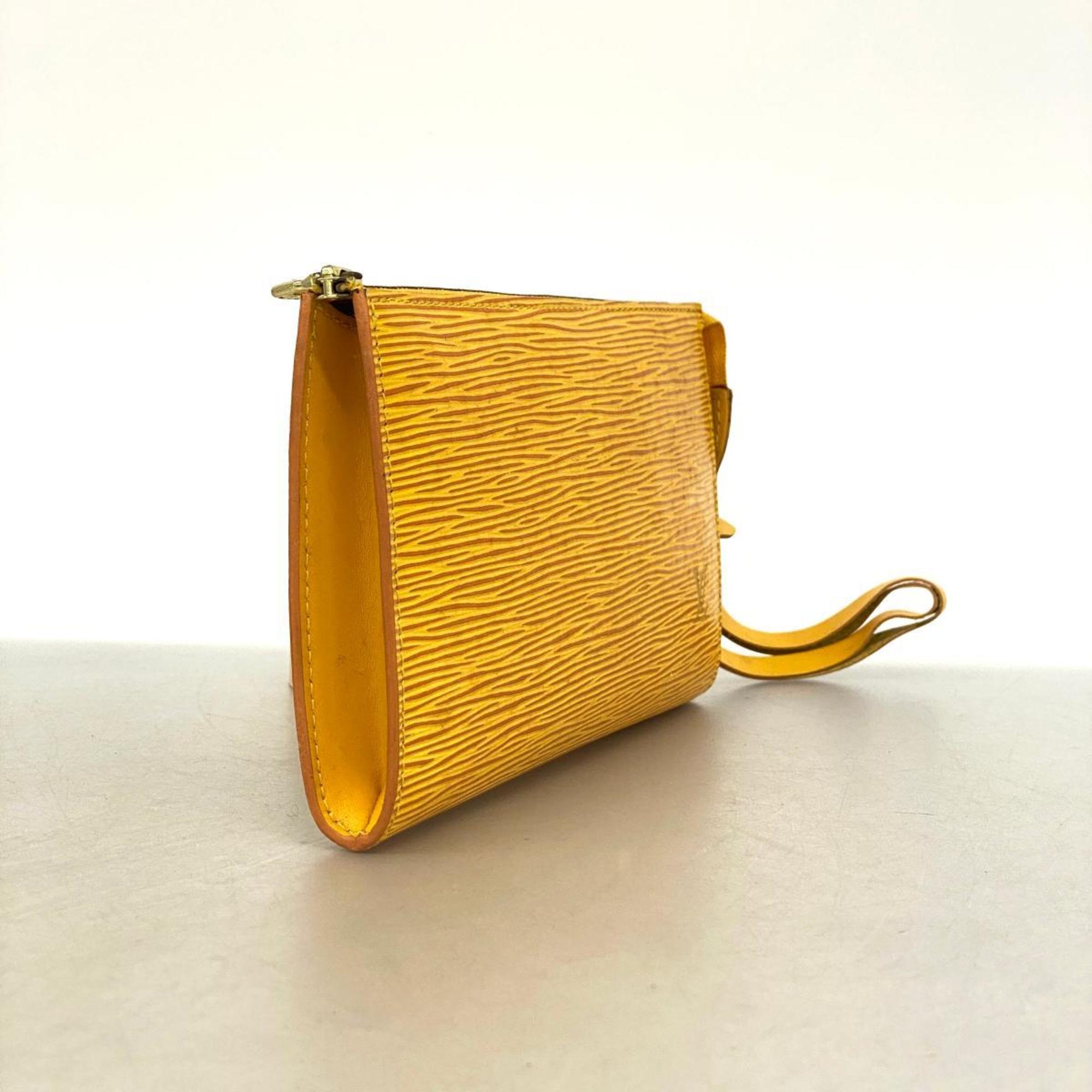 Louis Vuitton Epi Pouch Pochette Accessoires M52959 Jaune Ladies