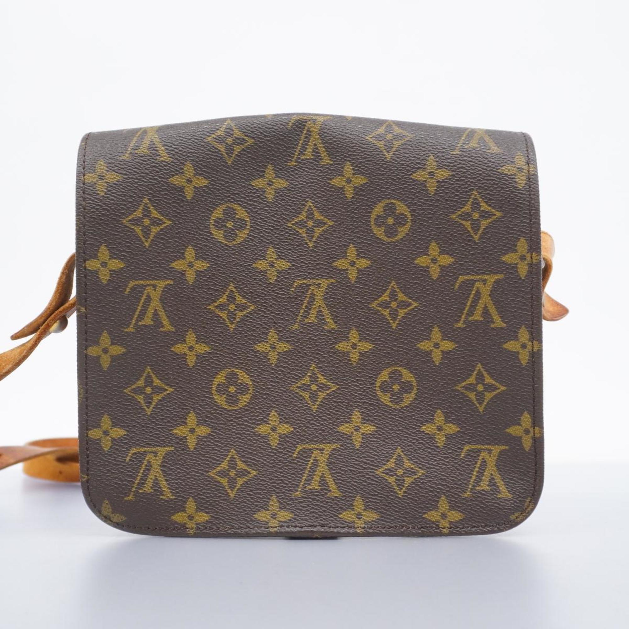 Louis Vuitton Shoulder Bag Monogram Cartesier MM M51253 Brown Women's