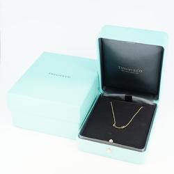 Tiffany Necklace T Smile Micro K18YG Yellow Gold Ladies