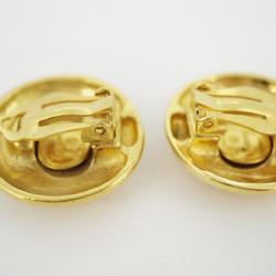 Chanel Earrings Coco Mark Circle GP Plated Gold Women's