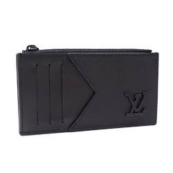 Louis Vuitton Coin Case LV Aerogram Card Holder Men's M82068 Noir Purse Fragment