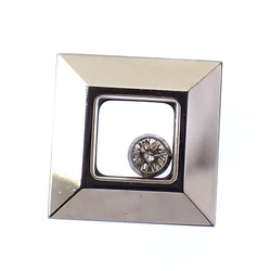 Chopard Happy Diamond Earrings for Women, K18WG, 10.1g, 750, 18K White Gold, Square, 83/2938-20