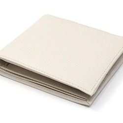 Prada Men's Bi-fold Wallet Talco Saffiano Leather 2M0738 White