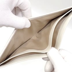 Prada Men's Bi-fold Wallet Talco Saffiano Leather 2M0738 White