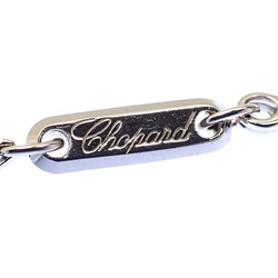 Chopard Happy Spirit Necklace for Women Diamond K18WG 13.7g 750 18K White Gold 79/5405-20 Double Chain
