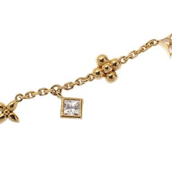 Louis Vuitton Necklace LV In the Sky Women's M01322 Strass Brass Gold Color