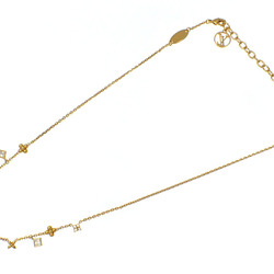 Louis Vuitton Necklace LV In the Sky Women's M01322 Strass Brass Gold Color