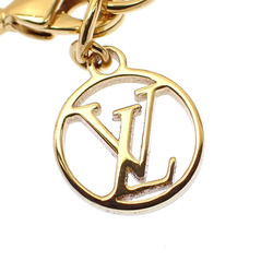 Louis Vuitton Necklace LV In the Sky Women's M01322 Strass Brass Gold Color