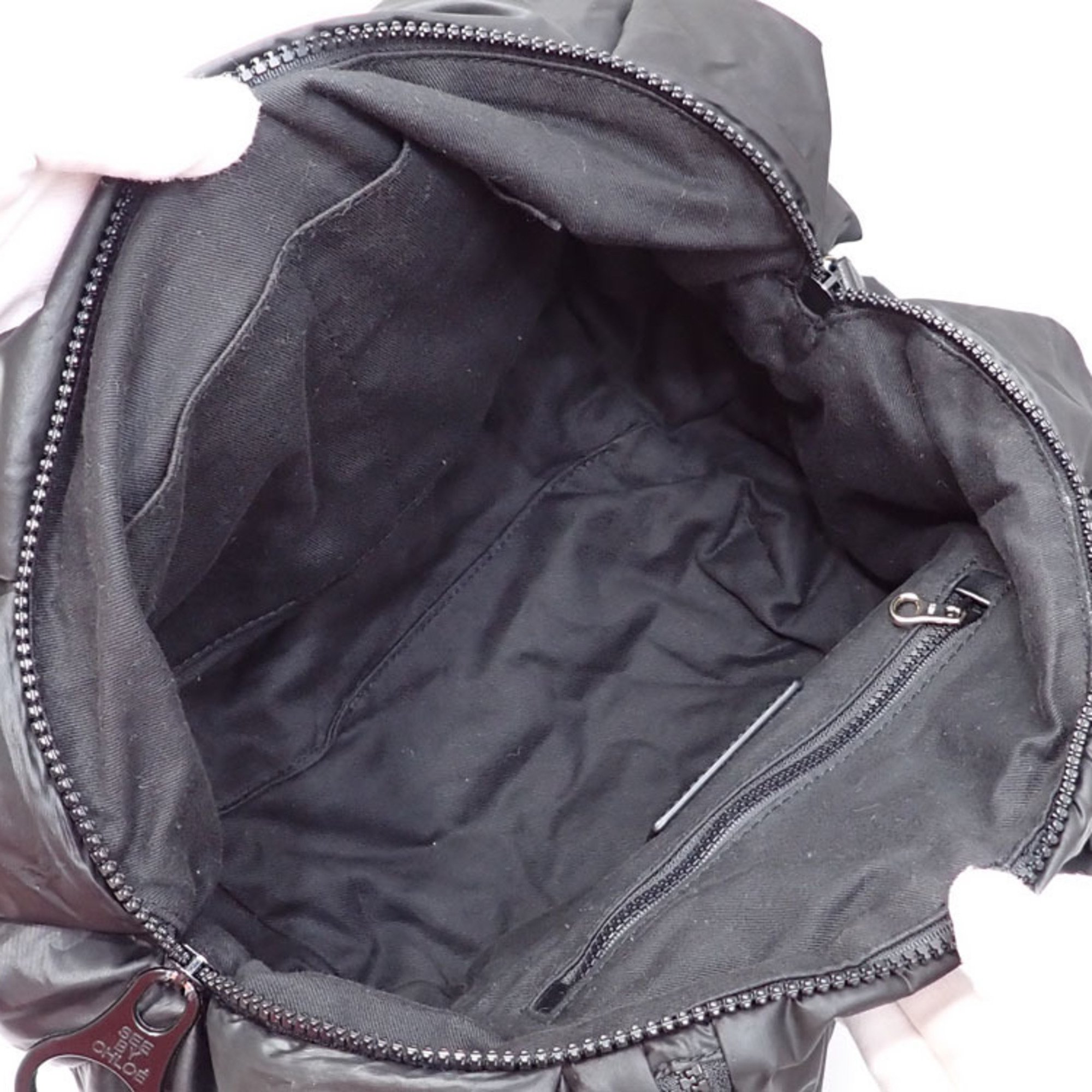 See by Chloé See by Chloe handbag for women in black nylon joyrider hedgehog