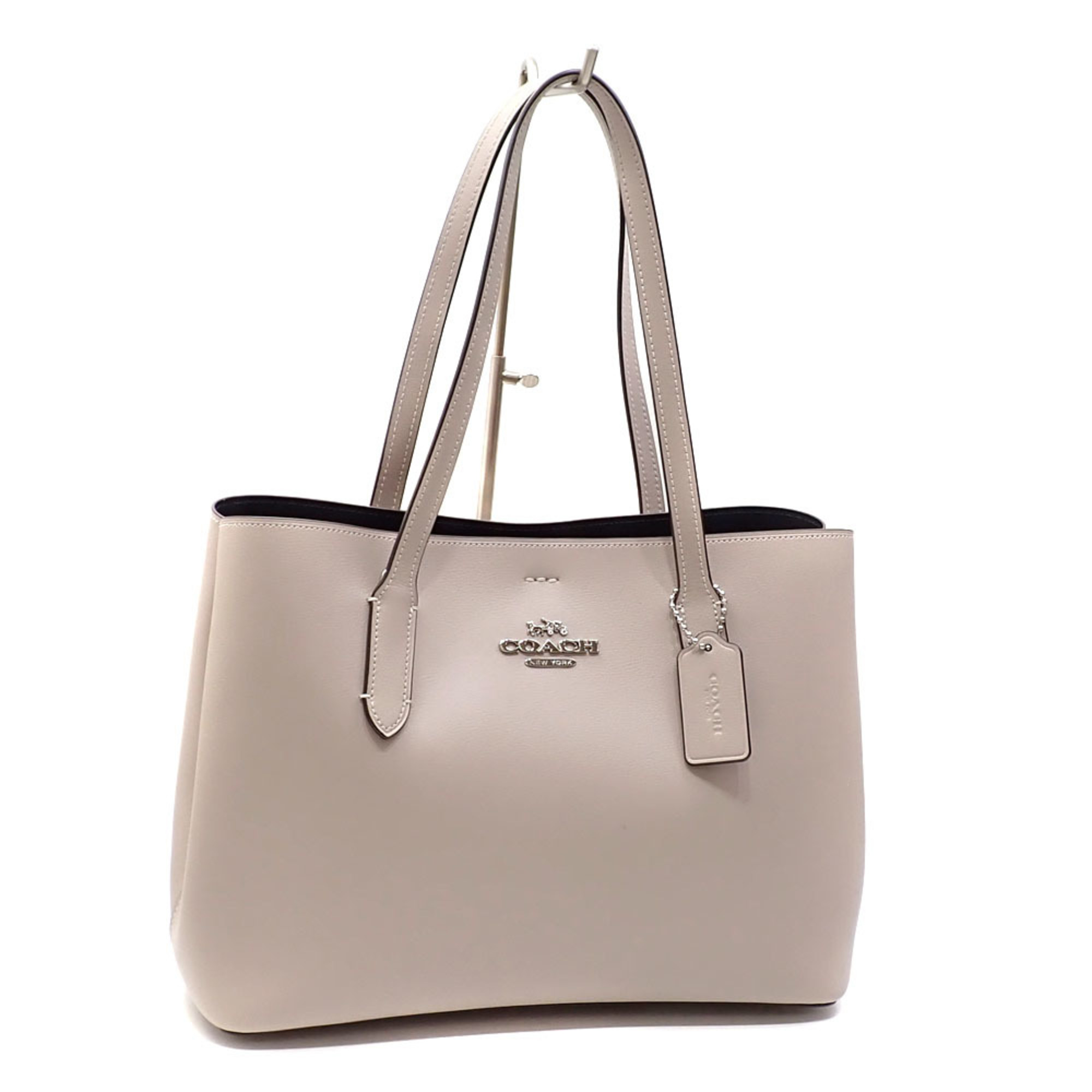 Coach Avenue Tote Bag Women's Grey Leather F48733 Handbag