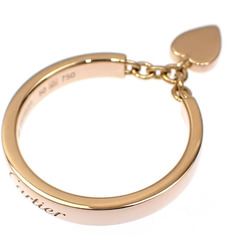 Cartier Mon Amour Ring for Women, K18PG, Size 10, #50, 3.5g, 750, 18K, Pink Gold, Heart