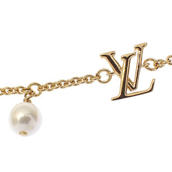 Louis Vuitton Bracelet LV Iconic Louisa Women's White Resin Pearl Brass M1450A