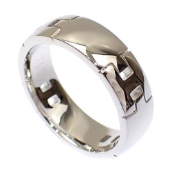 Hermes Hercules Ring for Women, K18WG, Size 9.5, #50, 7.5g, 750, 18K White Gold