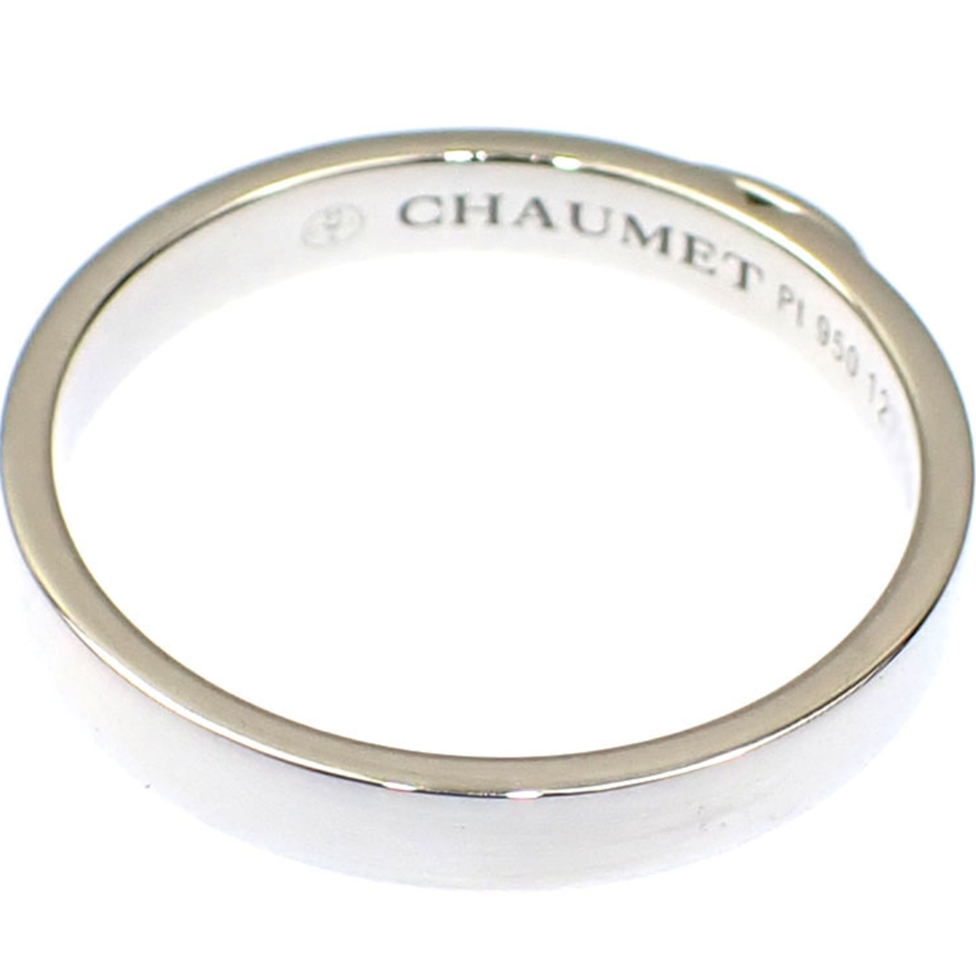 Chaumet Lien Evidence Ring for Women, Pt950, Size 14, 4.5g, Platinum