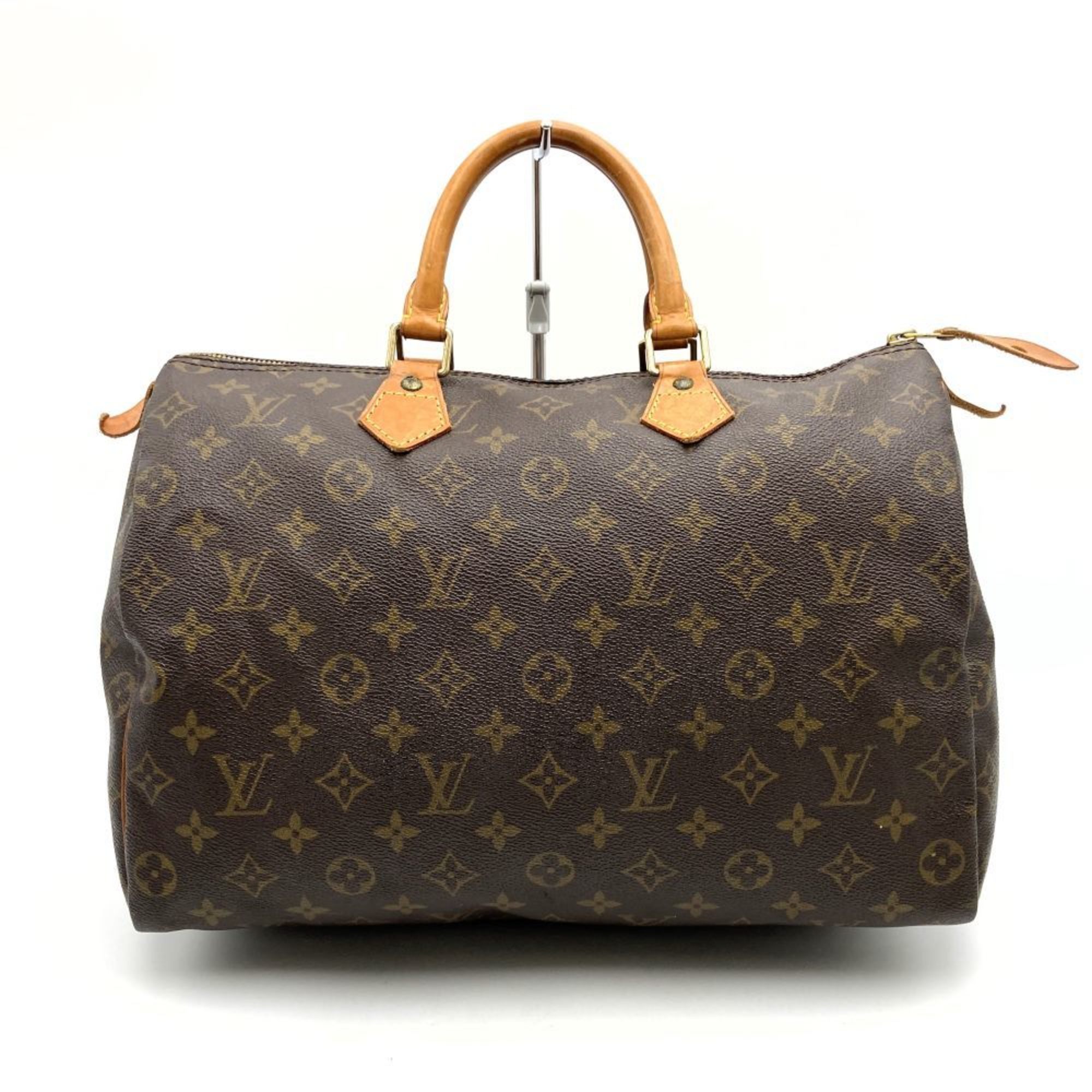Louis Vuitton M41524 Speedy 35 (old) Handbag Boston Brown Monogram Women's LOUIS VUITTON