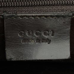 Gucci Handbag G Brown Leather Women's 001 3034 GUCCI