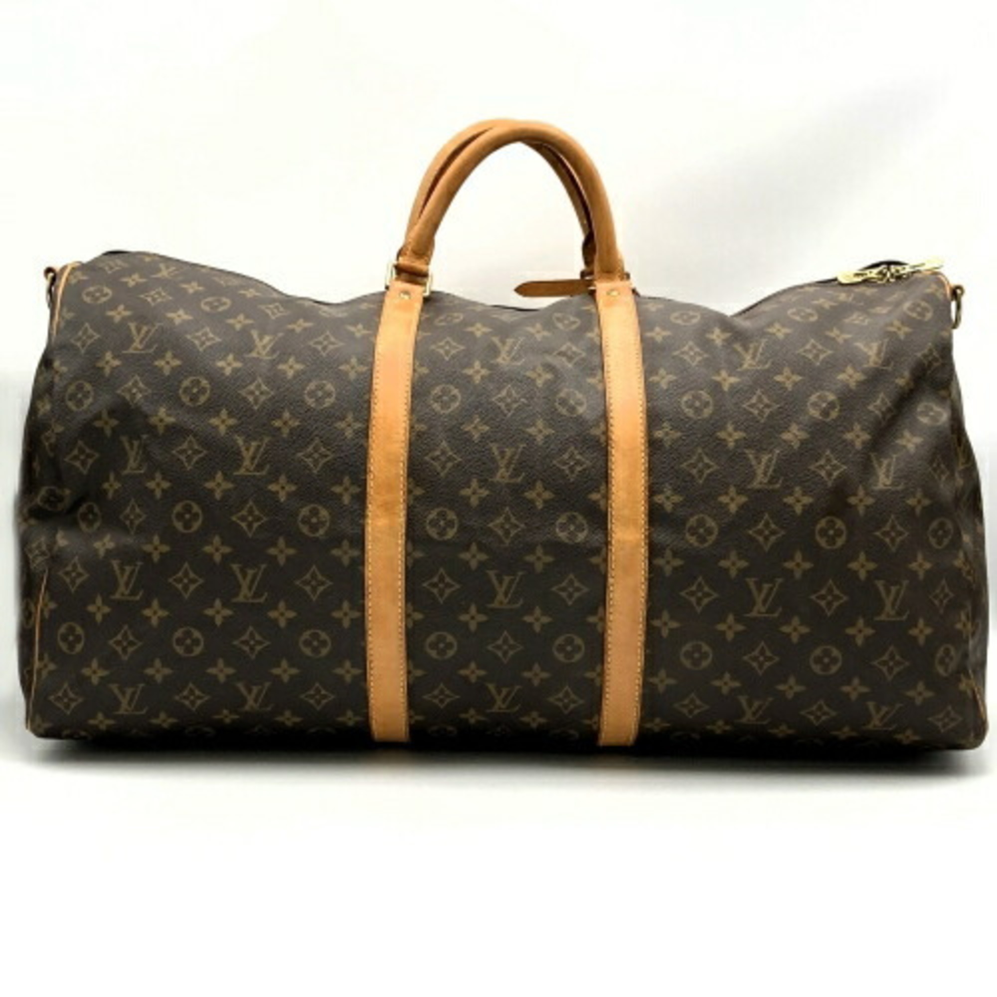 LOUIS VUITTON M41412 Keepall Bandouliere 60 Boston Bag Handbag Brown Monogram Canvas Women's