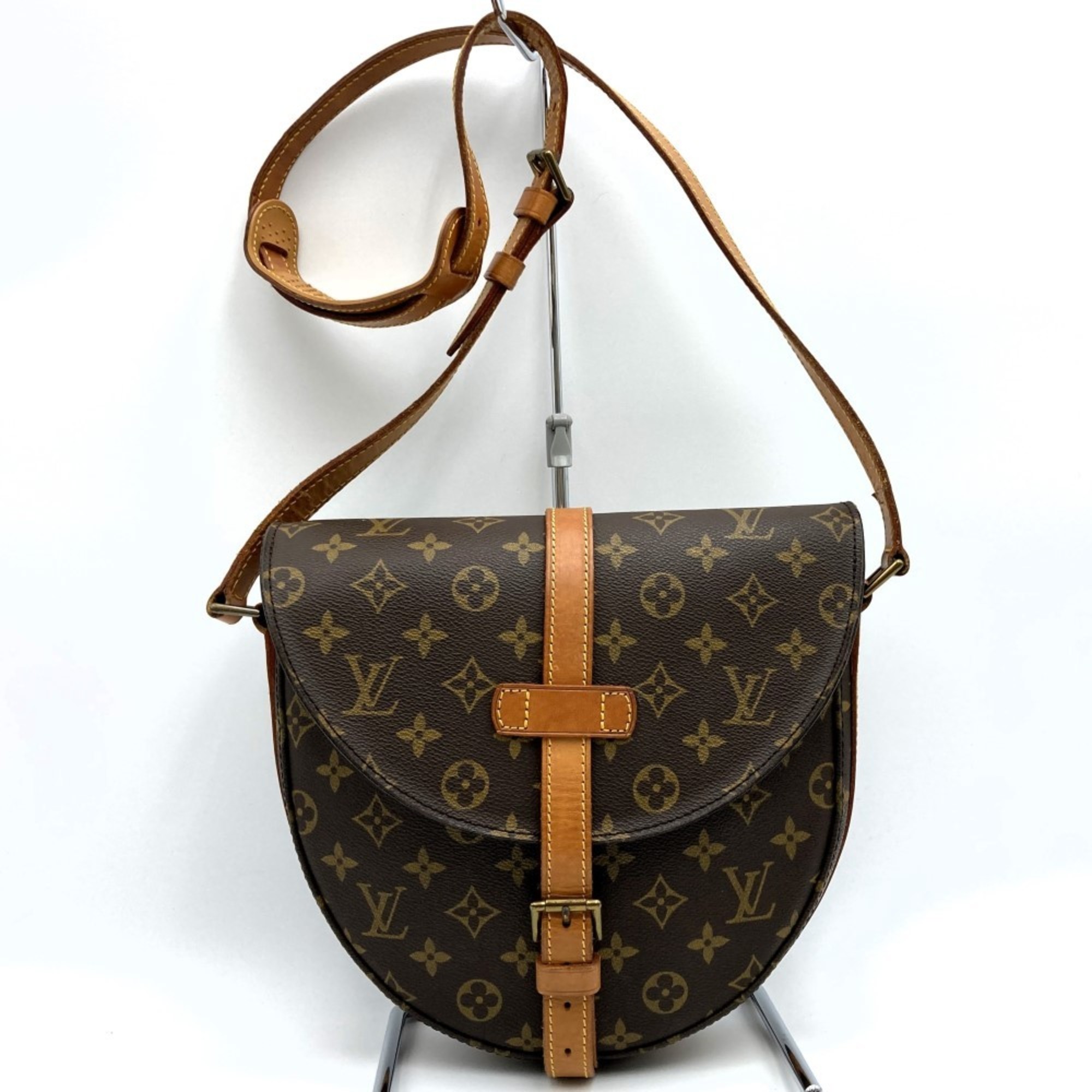 Louis Vuitton M40647 Chantilly GM Shoulder Bag Brown Monogram Women's LOUIS VUITTON