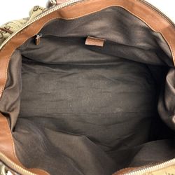Gucci Handbag Sukey Interlocking G Brown GG Canvas Leather 223974 GUCCI