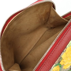 GUCCI GG Supreme Tian Backpack Flower Bird PVC Leather Khaki Beige Multicolor 427042