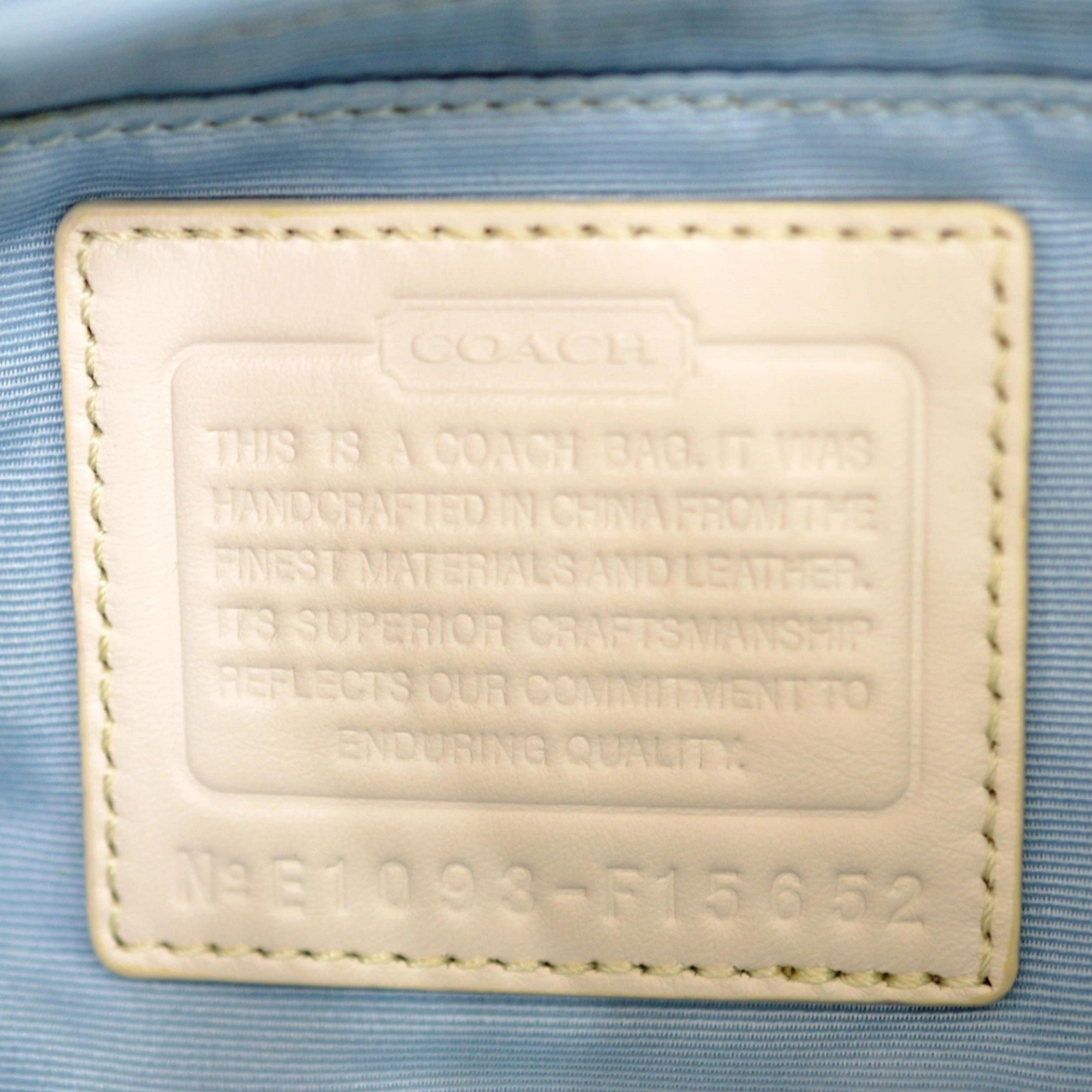 COACH Canvas Signature Convertible Hippie Shoulder Bag F15652 Silver JA-18626