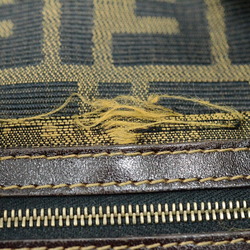 FENDI Canvas Zucca Pattern Khaki JA-18996