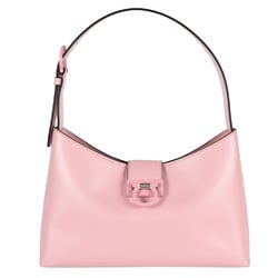 Salvatore Ferragamo Ferragamo Gancini Trifoglio Shoulder Bag Leather EZ-21 0926 Pink