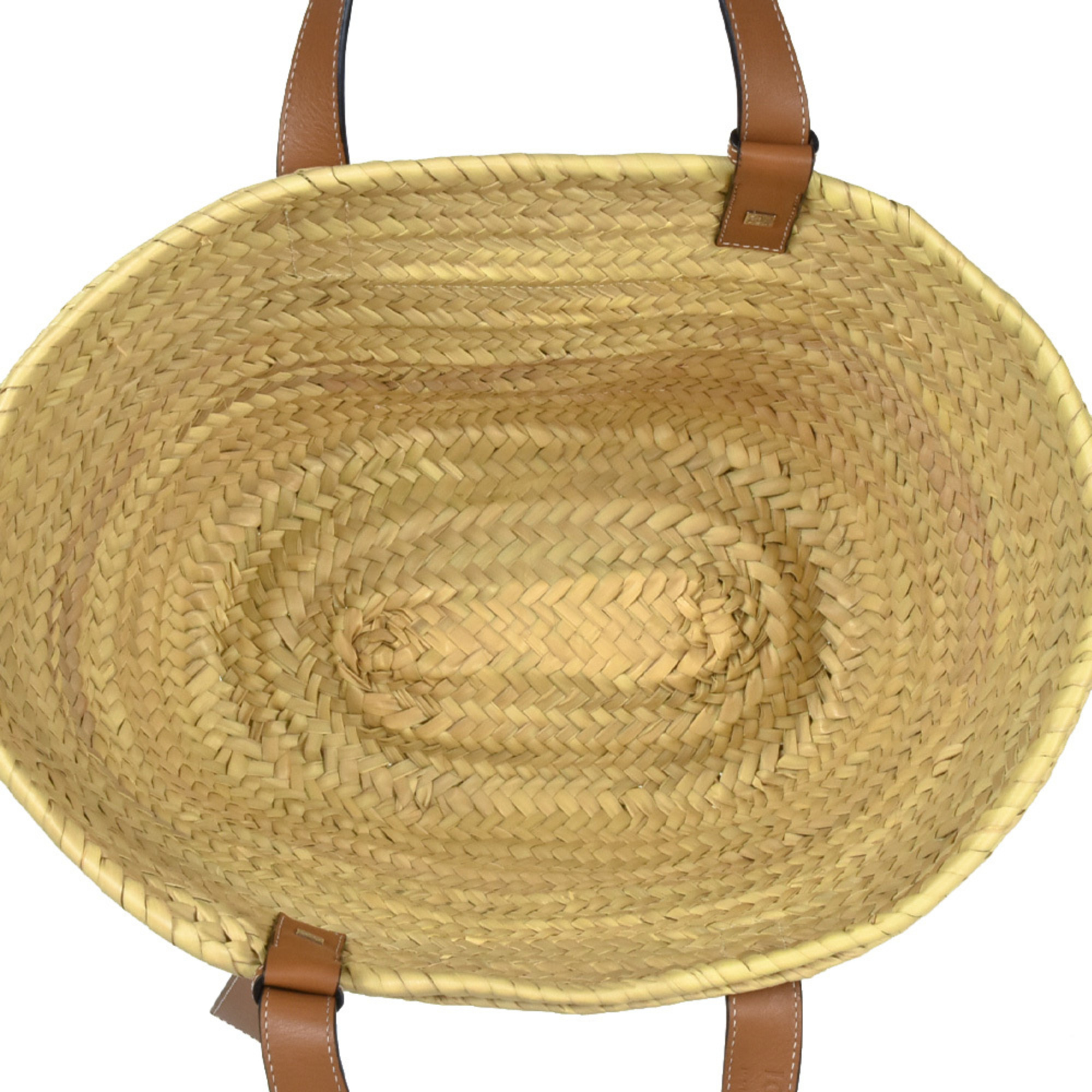LOEWE Tote Bag Raffia Leather 327.02.S92 Basket Shoulder