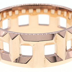 Tiffany Ring T True 8MM Au750 RG Size 19 Men's Large PG Pink Gold Wide TIFFANY&Co.