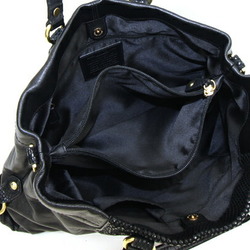 Coach Tote Bag Ashley F19243 Black Leather Shoulder Women's COACH