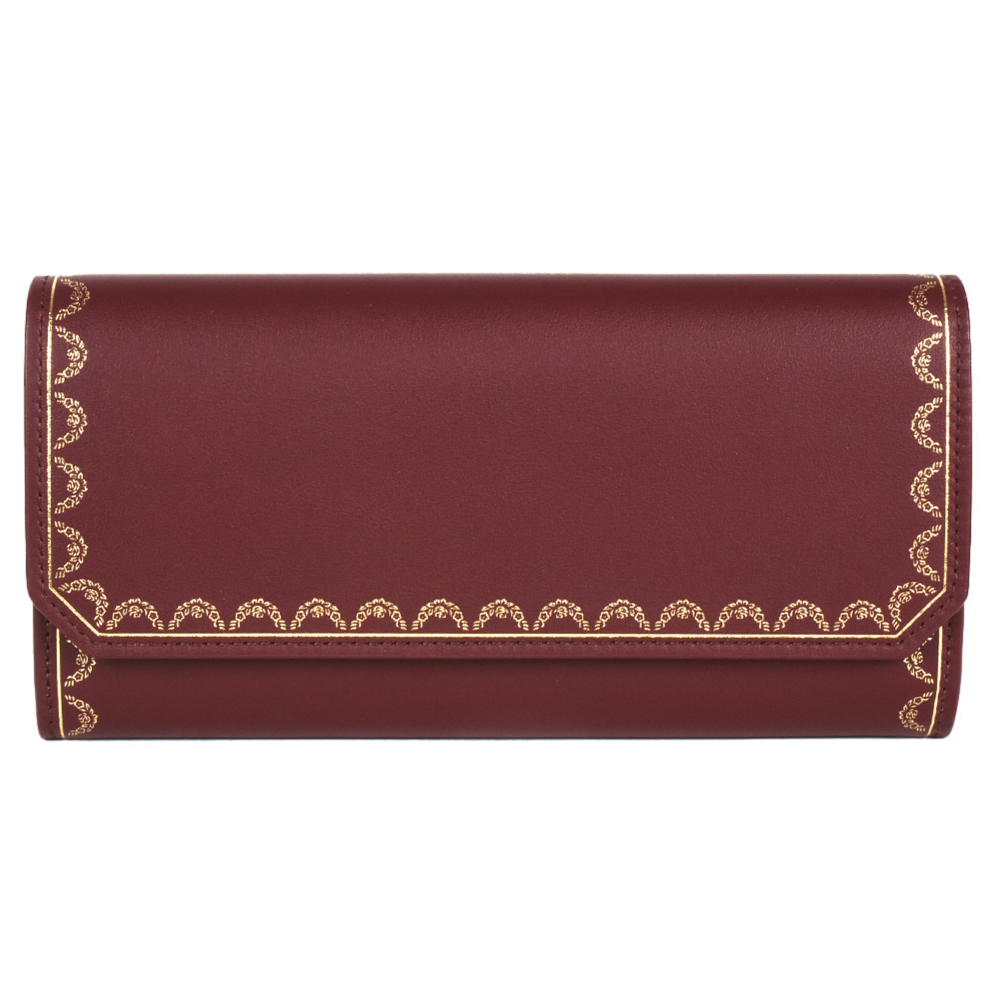 Cartier Garland de Long Wallet Leather L3001753 Red