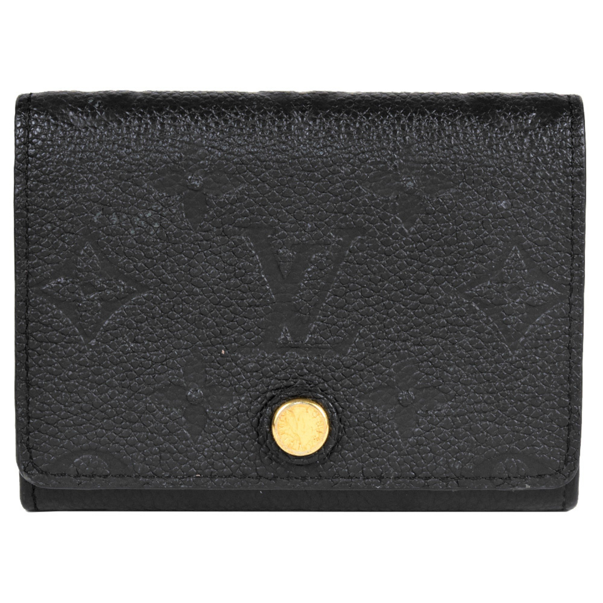 Louis Vuitton Monogram Empreinte M58456  Card Case Black,Galle,Monogram