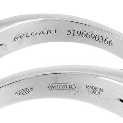 BVLGARI Incontro D'Amore Ring, Diamond 0.20ct, Size 7.5, Pt950, E/VVS1/EX, Women's