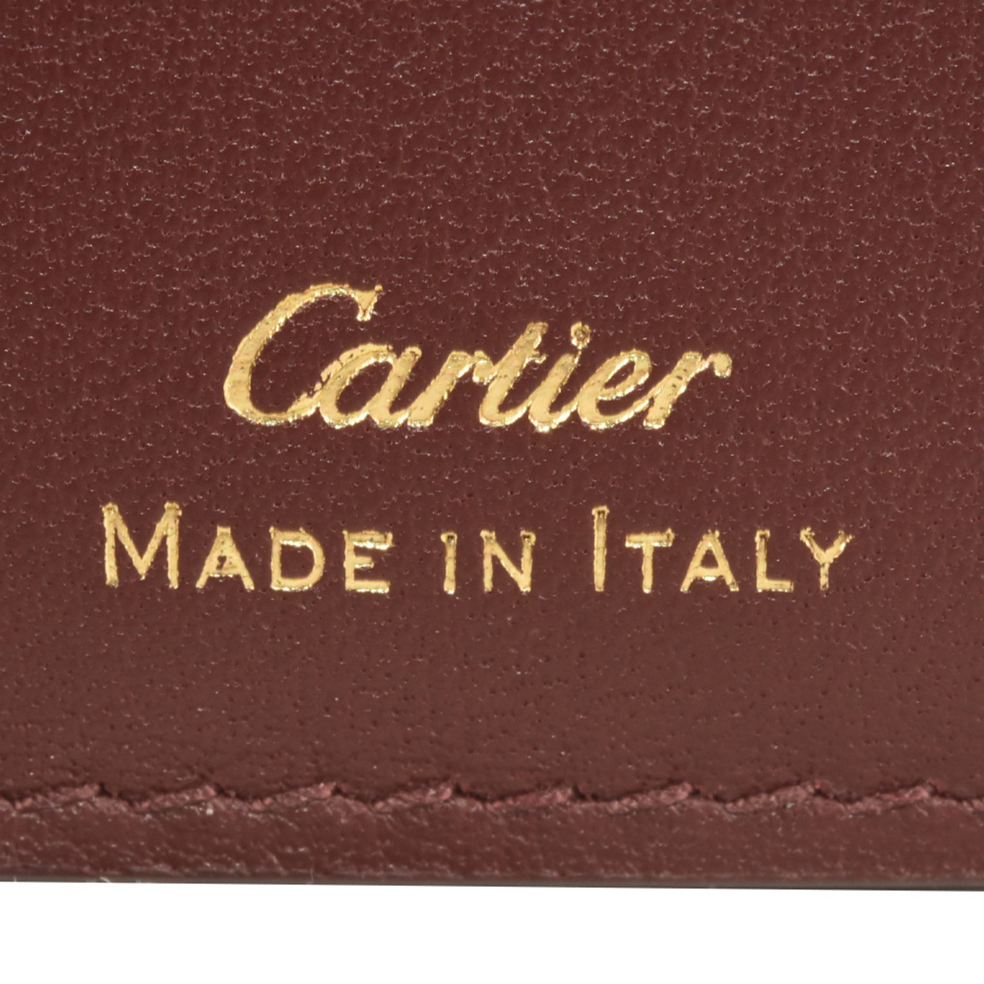 Cartier Must Do Long Wallet Leather L3001760 Red