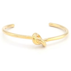 Celine Bangle Knot Extra Thin 46P466BRA Gold Metal Bracelet Cuff Women's CELINE