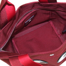 Anya Hindmarch Handbag Eyes 5050925162364 Dark Red Nylon Leather Tote Bag Ladies ANYA HINDMARCH