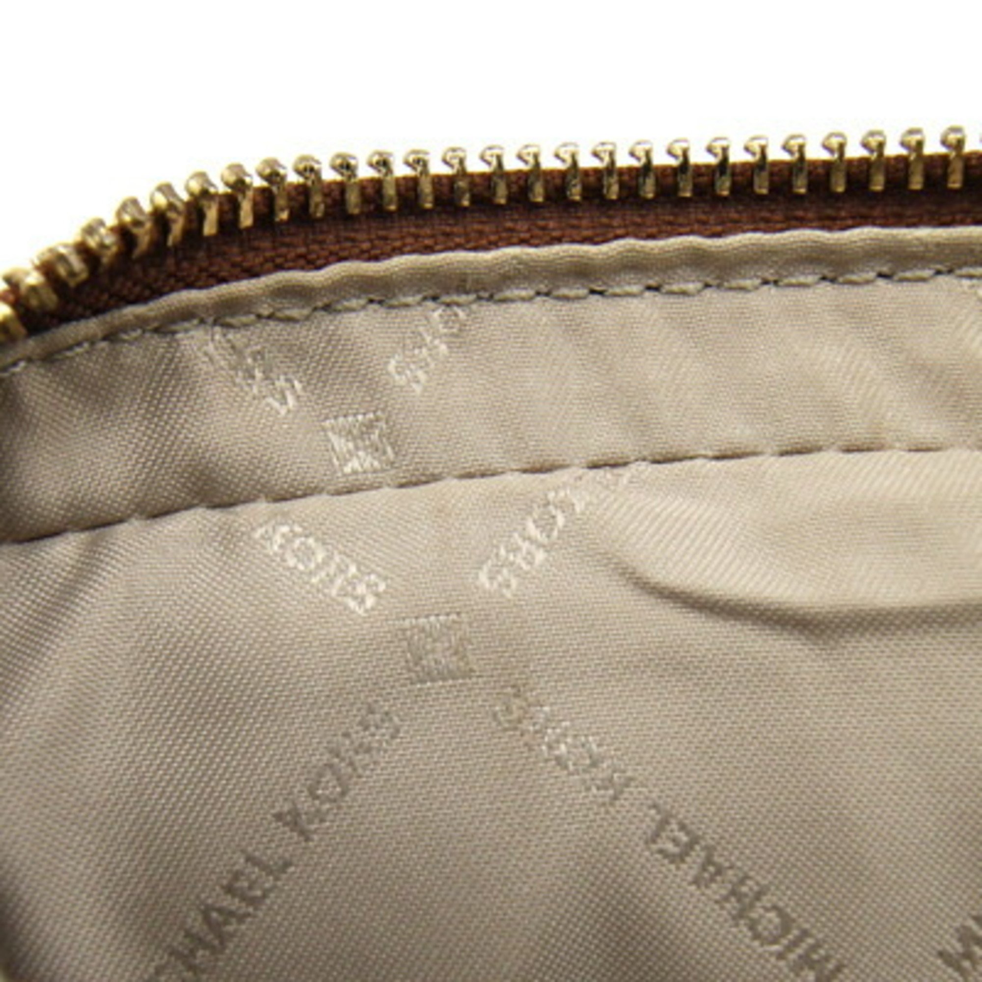 Michael Kors Shoulder Bag Jet Set 35F8GTTC3B Dark Brown PVC Leather Crossbody Chain Women's MICHAEL KORS