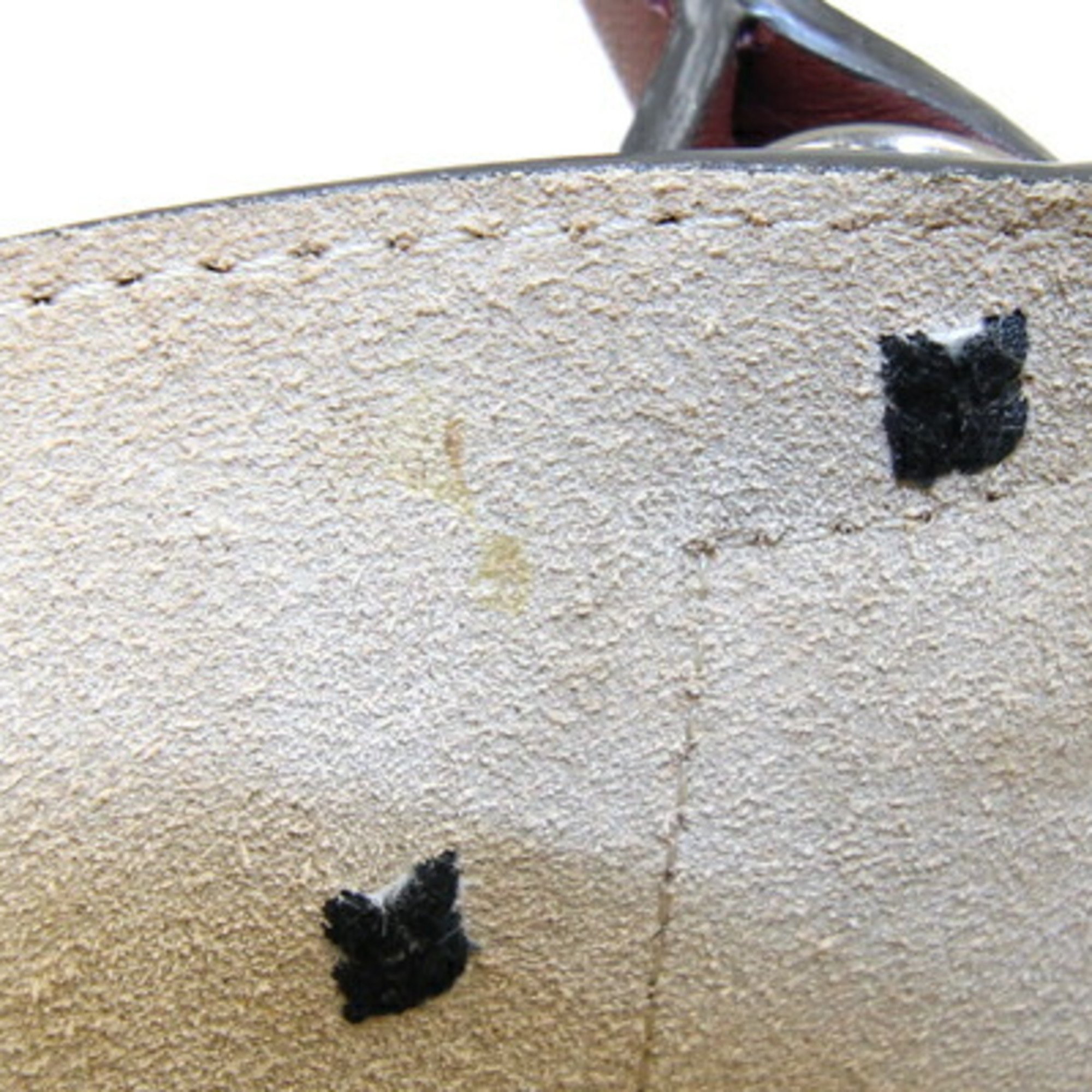 Longchamp Handbag Rozo Bag S Burgundy Leather Shoulder Embroidery Crossbody Women's LONGCHAMP