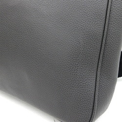 FURLA Shoulder Bag 1018167 Dark Gray Black Leather Men's