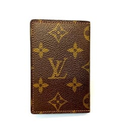 LOUIS VUITTON Monogram Card Case, Pig Leather, Serial Number: 824KB-8591