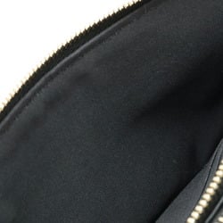 CHANEL Deauville Line Chain Wallet Long Clutch Bag Shoulder Canvas Leather Navy A81978