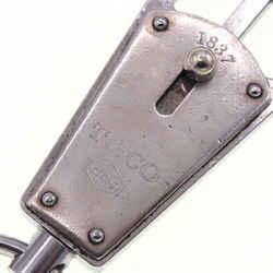 Tiffany Key Ring 1837 Makers Bullet Sterling Silver Stainless Steel Holder Women Men TIFFANY & CO